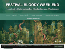 Tablet Screenshot of bloodyweekend.fr